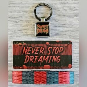 ZOX "NEVER STOP DREAMING" #563 FREDDY HALLOWEEN GOLDIE ZOXLOX & MEDIUM Wristband